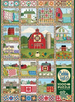 Cobble Hill Quilt Country | 1000 Piece- 1000 Piece | Countryscape