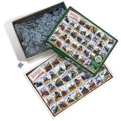Cobble Hill Railroads of America | 1000 Piece- 1000 Piece | Collage - Miniscene