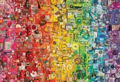 Cobble Hill Rainbow | 2000 Piece- 2000 Piece | Collage - Busy