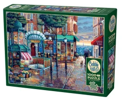 Cobble Hill Rainy Day Stroll | 1000 Piece- 1000 Piece | European Escape