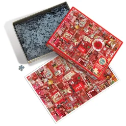 Cobble Hill Red | 1000 Piece- 1000 Piece | Flowers / Gardens
