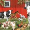 Cobble Hill Red Barn Farm (tray) | 35 Piece Tray- Tray Puzzles | Farm