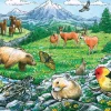 Cobble Hill Rocky Mountain Wildlife (tray) | 35 Piece Tray- Tray Puzzles | Mountainscape