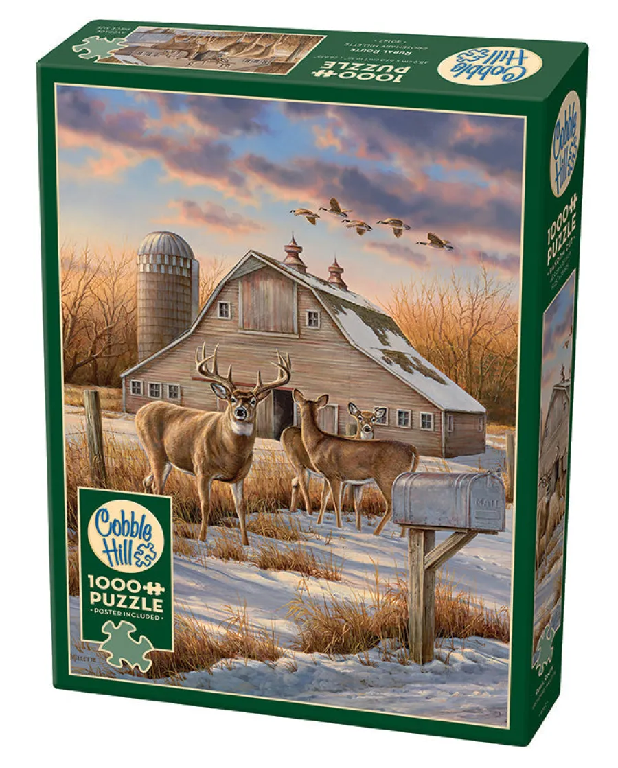 Cobble Hill Rural Route | 1000 Piece- 1000 Piece | Countryscape