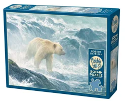 Cobble Hill Salmon Watch - Spirit Bear | 500 Piece- 500 Piece | Waterscape
