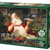 Cobble Hill Santa Painting Cars | 1000 Piece- 1000 Piece | Christmas