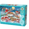 Cobble Hill Santa's Flyby (Family) | Family Pieces 350- Family Pieces 350 | Christmas