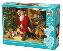 Cobble Hill Santa's Lucky Stocking (Family) | Family Pieces 350- Family Pieces 350 | Cats