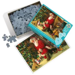Cobble Hill Santa's Lucky Stocking (Family) | Family Pieces 350- Family Pieces 350 | Cats