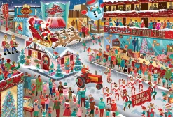 Cobble Hill Santa's Parade | 2000 Piece- 2000 Piece | Winter
