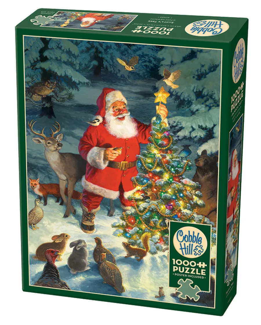 Cobble Hill Santa's Tree | 1000 Piece- 1000 Piece | Mountainscape