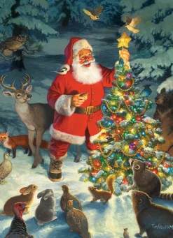 Cobble Hill Santa's Tree | 1000 Piece- 1000 Piece | Mountainscape