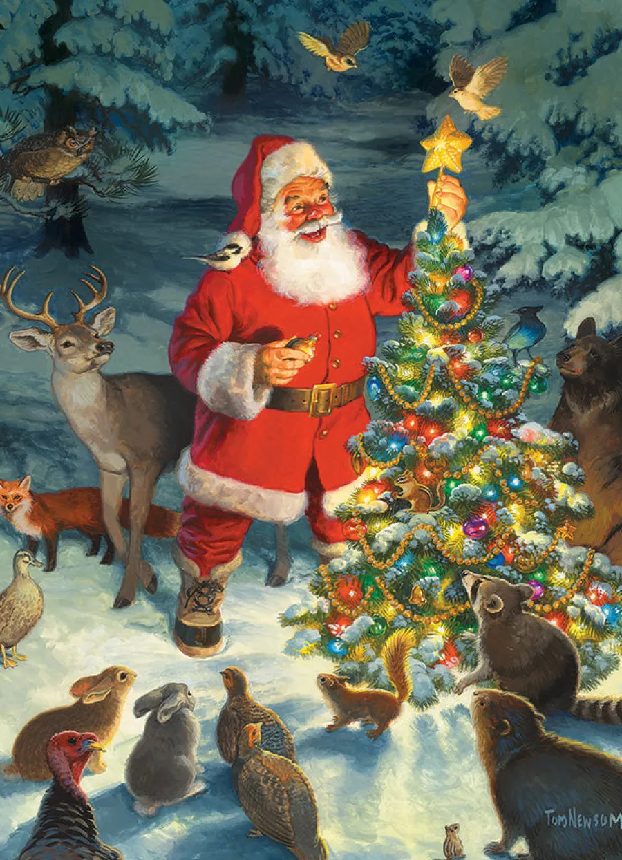 Cobble Hill Santa's Tree | 1000 Piece- 1000 Piece | Mountainscape