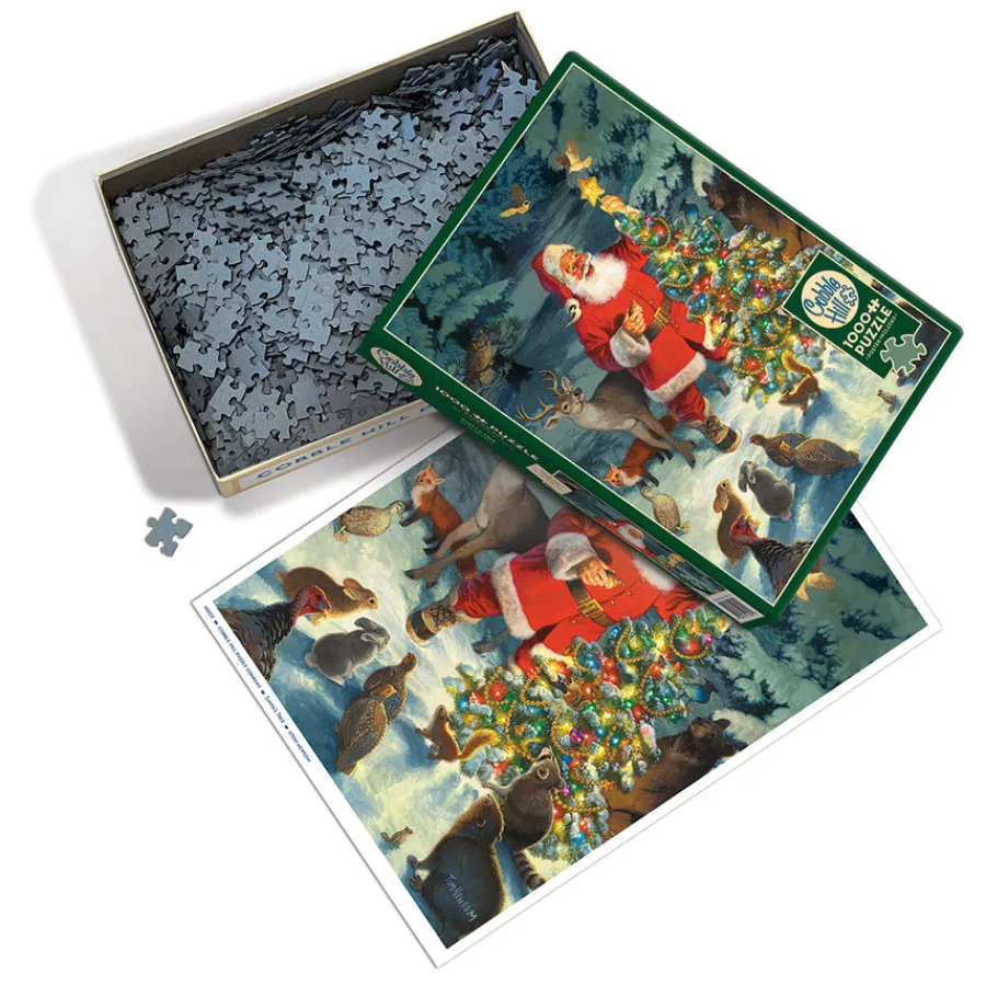 Cobble Hill Santa's Tree | 1000 Piece- 1000 Piece | Mountainscape