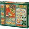 Cobble Hill Scandi Chicken Quilt | 1000 Piece- 1000 Piece | Farm