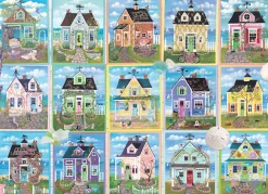 Cobble Hill Seaside Cottages | 1000 Piece- 1000 Piece | Waterscape