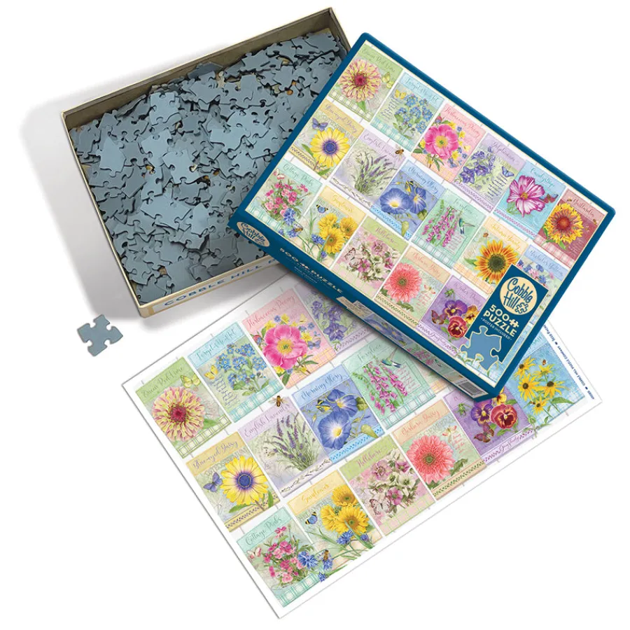 Cobble Hill Seed Packets | 500 Piece- 500 Piece | Collage - Miniscene