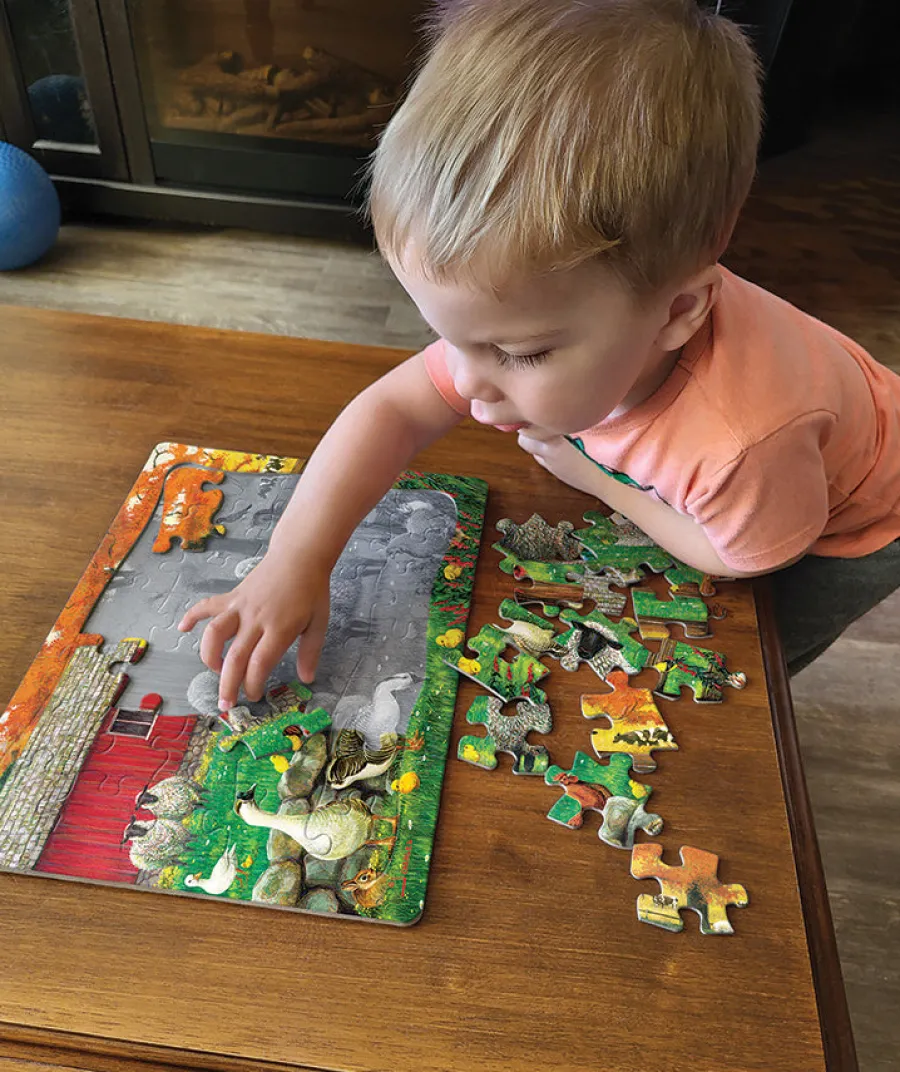 Cobble Hill Sheep Farm (tray) | 35 Piece Tray- Tray Puzzles