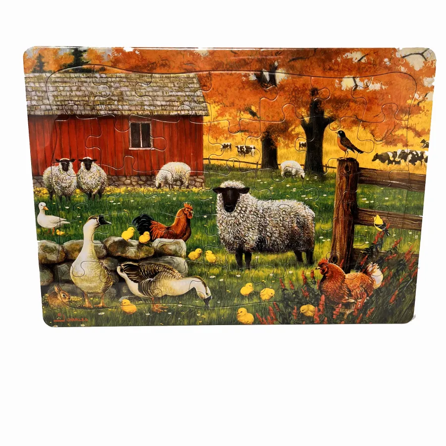 Cobble Hill Sheep Farm (tray) | 35 Piece Tray- Tray Puzzles