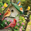 Cobble Hill Singing Around the Birdhouse (tray) | 35 Piece Tray- Tray Puzzles | Birds