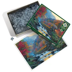 Cobble Hill Smoky Train | 1000 Piece- 1000 Piece | Countryscape