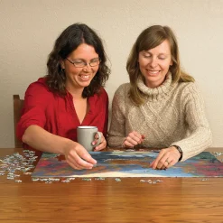 Cobble Hill Smoky Train | 1000 Piece- 1000 Piece | Countryscape