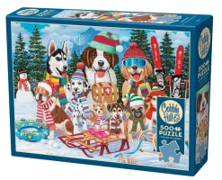 Cobble Hill Snow Day! | 500 Piece- 500 Piece | Mountainscape