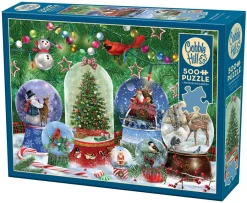 Cobble Hill Snow Globes | 500 Piece- 500 Piece | Collage - Miniscene