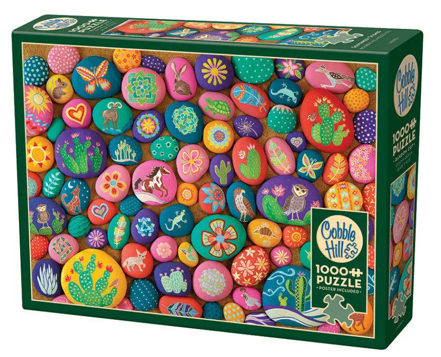 Cobble Hill Southwest Stones | 1000 Piece- 1000 Piece | Collage - Busy