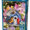 Cobble Hill Spring Birdhouse | 500 Piece- 500 Piece | Birds