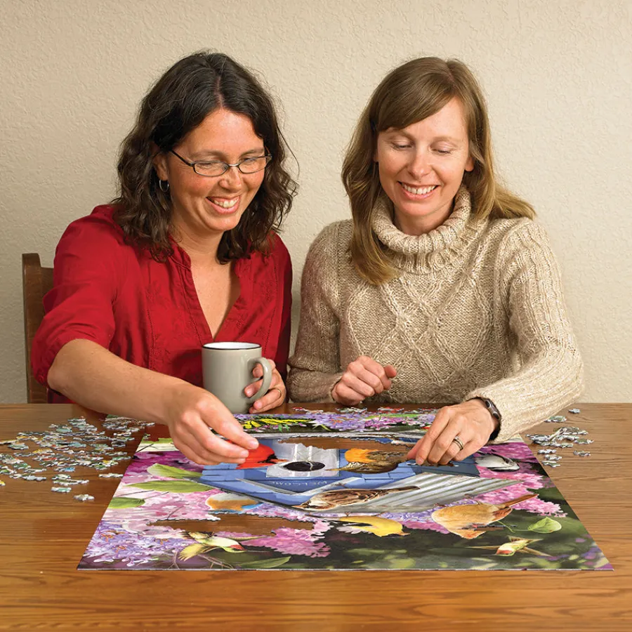 Cobble Hill Spring Birdhouse | 500 Piece- 500 Piece | Birds