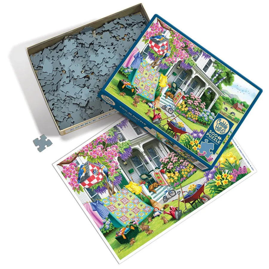 Cobble Hill Spring Cleaning | 500 Piece- 500 Piece | Birds