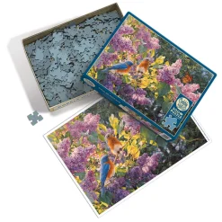 Cobble Hill Spring Interlude | 500 Piece- 500 Piece | Birds