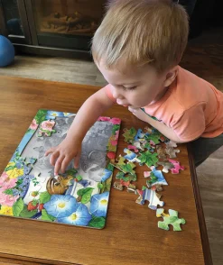 Cobble Hill Squirrel Talk (tray) | 35 Piece Tray- Tray Puzzles | Flowers / Gardens