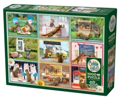 Cobble Hill Squirrels Around Town | 1000 Piece- 1000 Piece