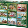Cobble Hill Squirrels on Vacation | 1000 Piece- 1000 Piece | Cabin / Camping / Cottage