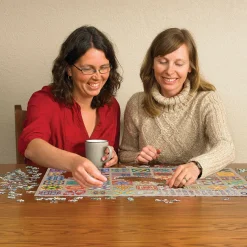 Cobble Hill 50 States Quilt Blocks | 1000 Piece- 1000 Piece | Collage - Miniscene