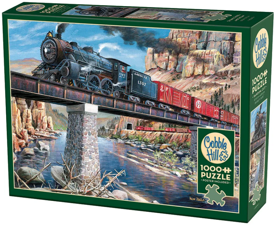 Cobble Hill Stone Steel and Steam | 1000 Piece- 1000 Piece | Mountainscape