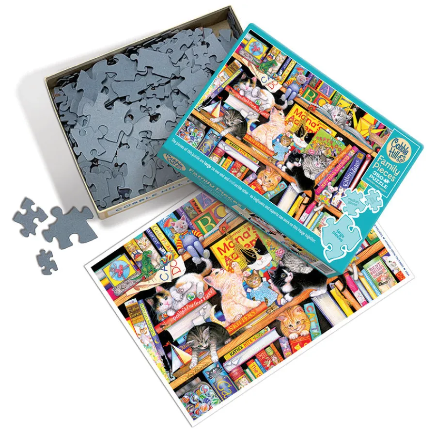 Cobble Hill Storytime Kittens (Family) | Family Pieces 350- Family Pieces 350 | Cats