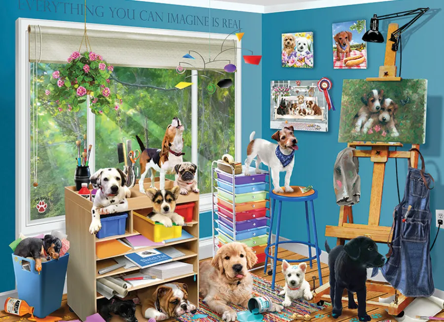 Cobble Hill Studio Pups | 1000 Piece- 1000 Piece