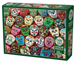 Cobble Hill Sugar Skull Cookies | 1000 Piece- 1000 Piece | Collage - Variety