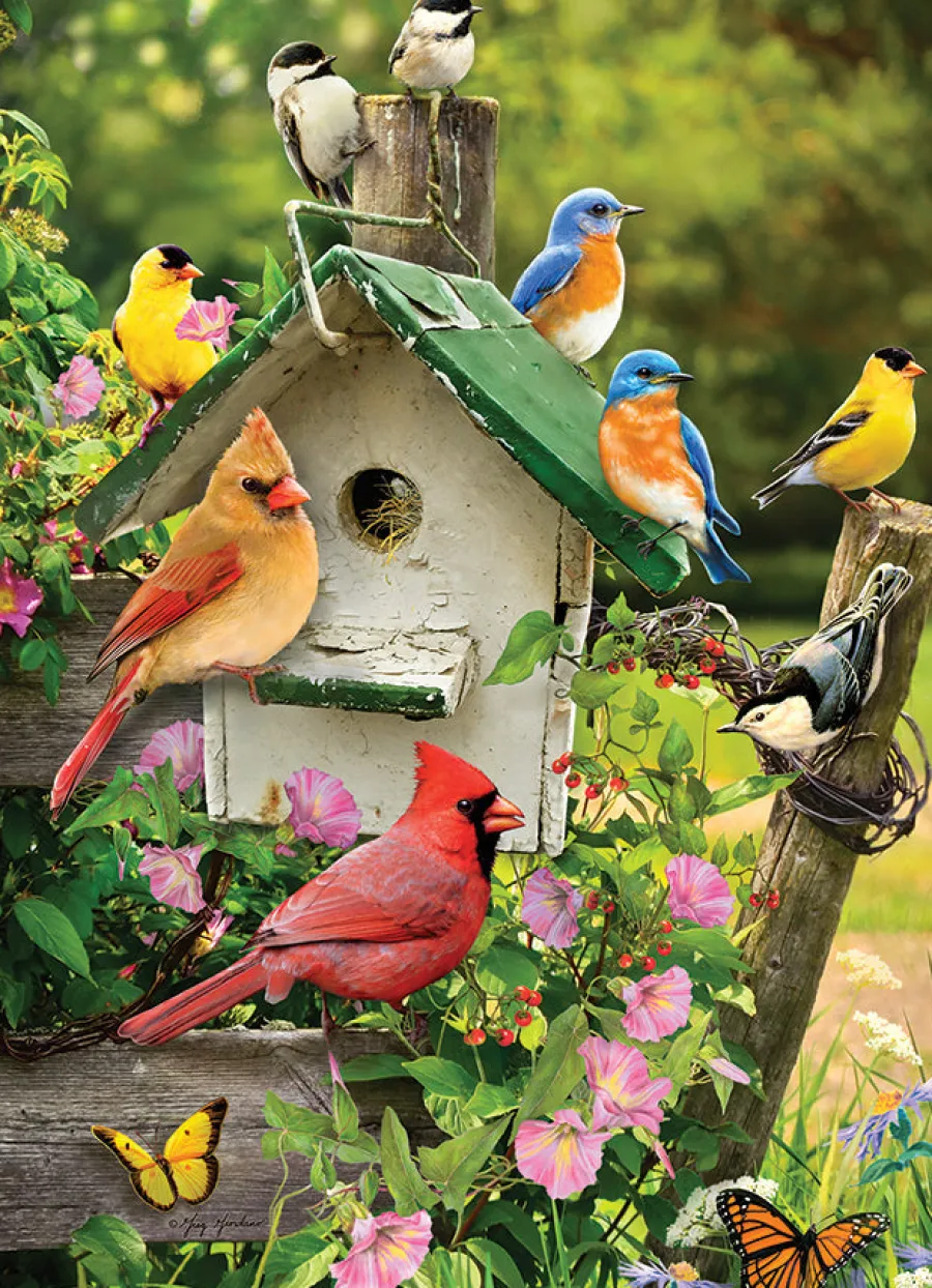 Cobble Hill Summer Birdhouse | 500 Piece- 500 Piece | Birds