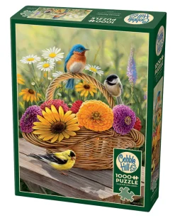 Cobble Hill Summer Bouquet | 1000 Piece- 1000 Piece | Birds