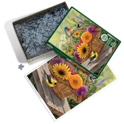 Cobble Hill Summer Bouquet | 1000 Piece- 1000 Piece | Birds