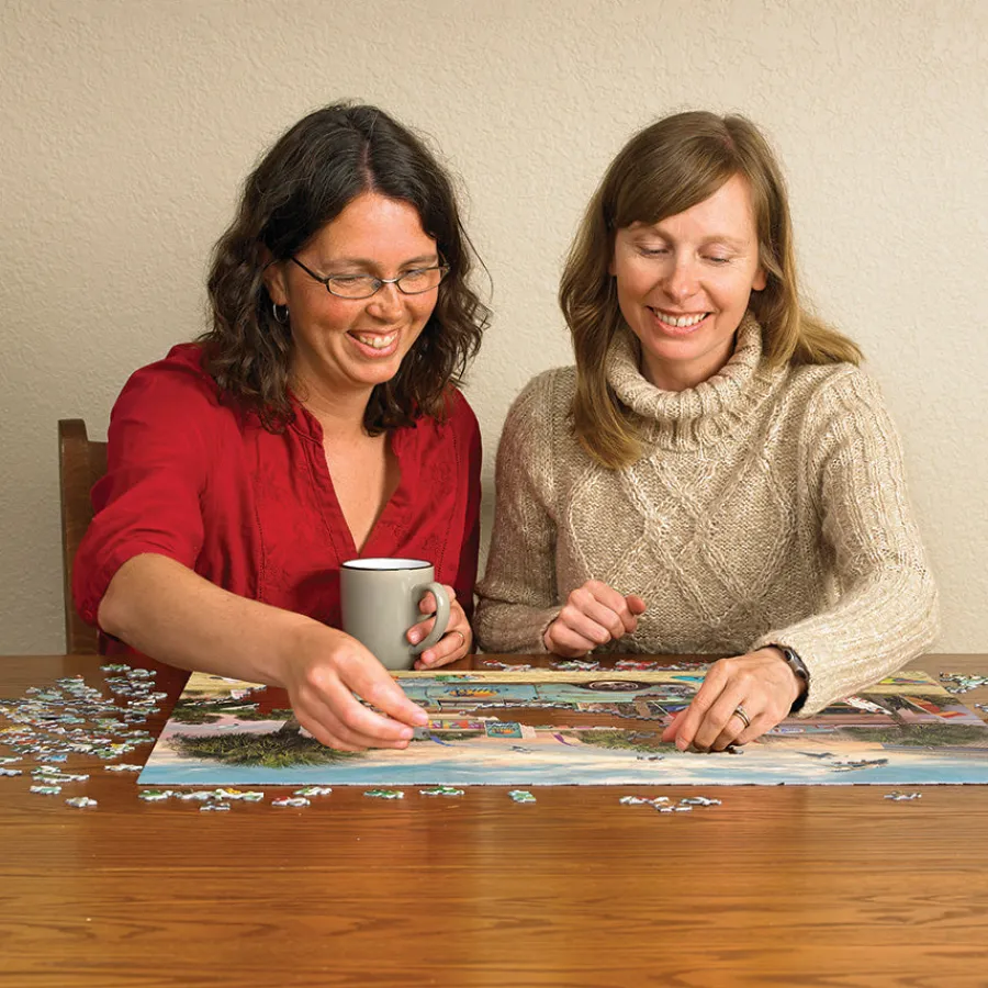 Cobble Hill Surf Shack | 1000 Piece- 1000 Piece | Waterscape