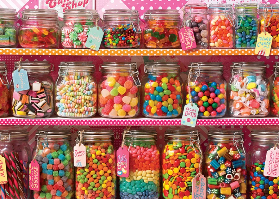 Cobble Hill Sweet Sweet Sugar (tray) | 35 Piece Tray- Tray Puzzles | No Calories Puzzles