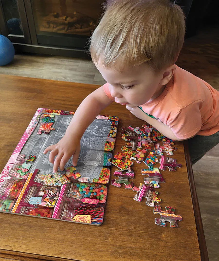Cobble Hill Sweet Sweet Sugar (tray) | 35 Piece Tray- Tray Puzzles | No Calories Puzzles