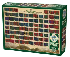 Cobble Hill Tartans of Scotland | 1000 Piece- 1000 Piece | European Escape