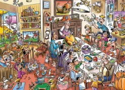 Cobble Hill Thanksgiving Togetherness (Family) | Family Pieces 350- Family Pieces 350 | Wildlife