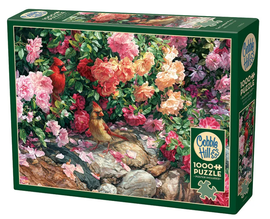 Cobble Hill The Garden Wall | 1000 Piece- 1000 Piece | Birds